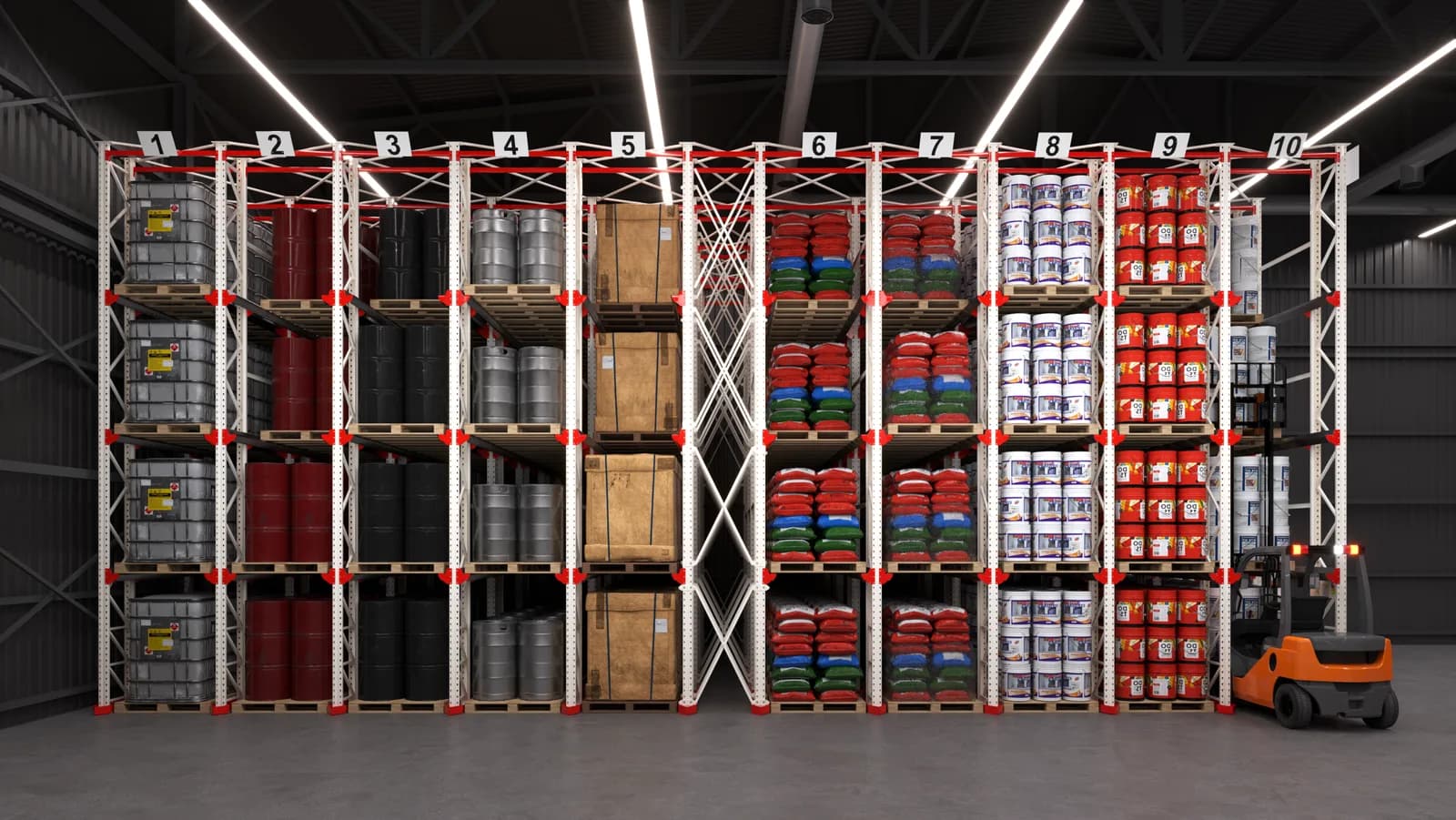 Sistema Drive-In industrial para referencias homogéneas
