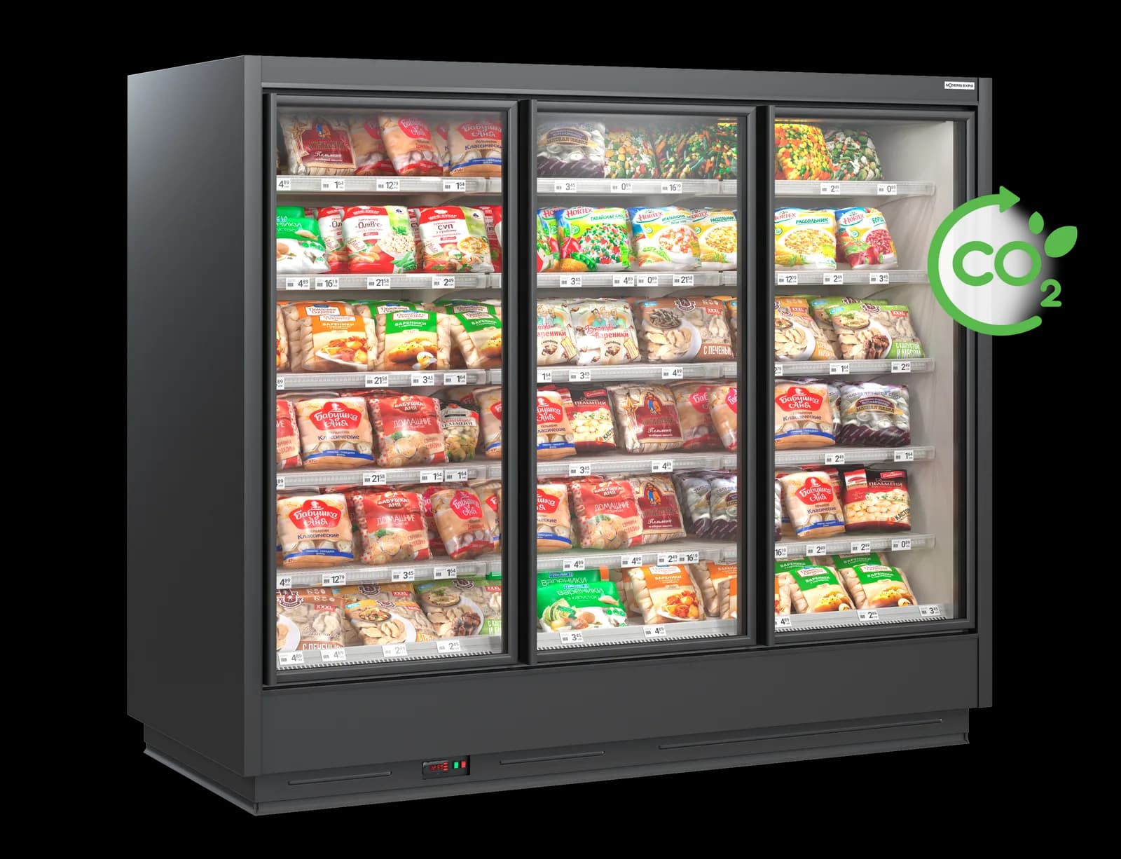 COOLES Freeze — Mural Congelados Plug-in | Modex Market expositor frigorífico — Modex Market España