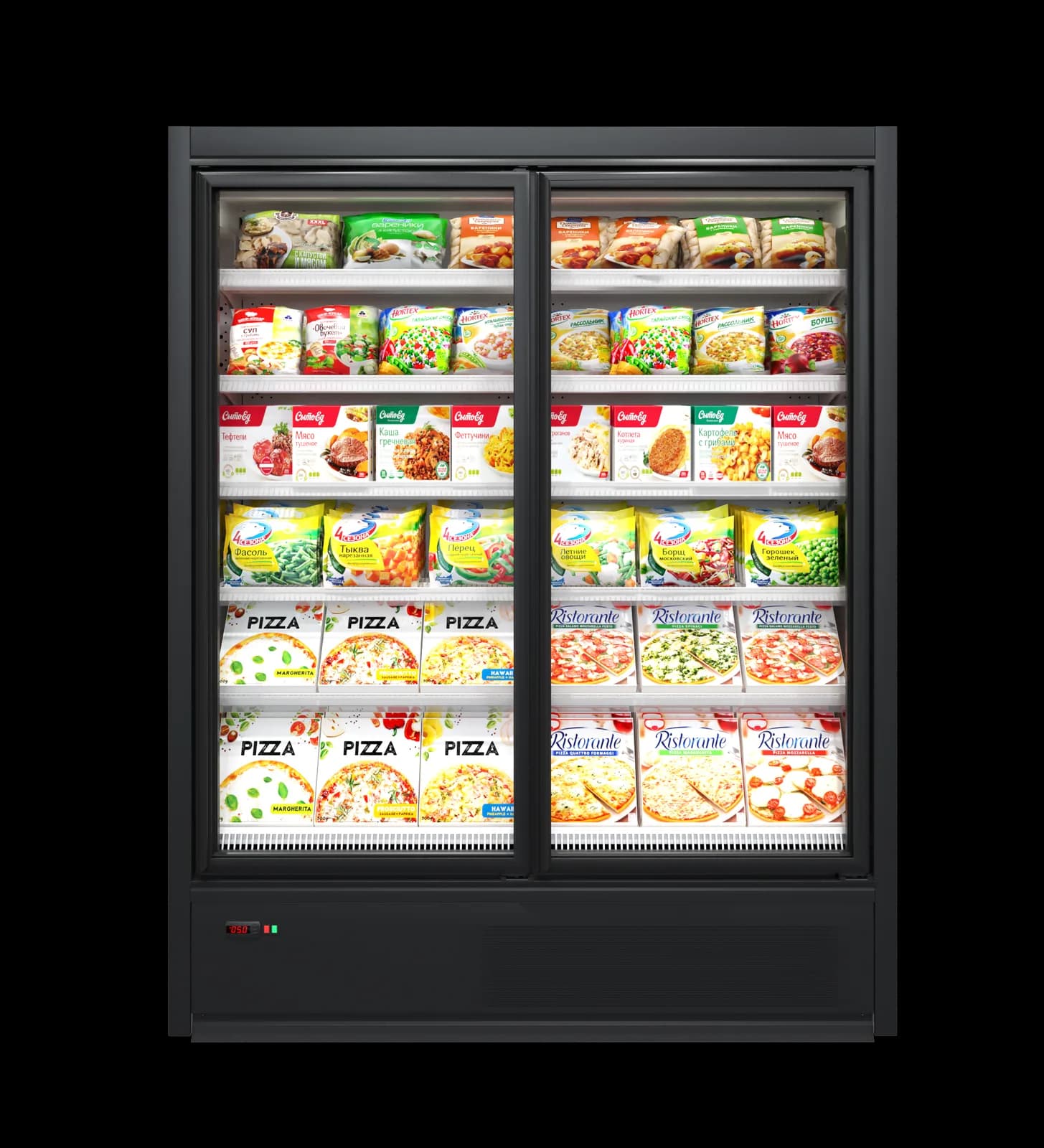 Cooles Slim Freeze — Vitrina Frigorífica Congelación Plug-in | Modex Market expositor frigorífico — Modex Market España