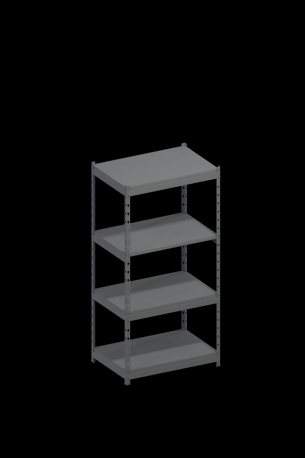 light rack 1800 antracita back