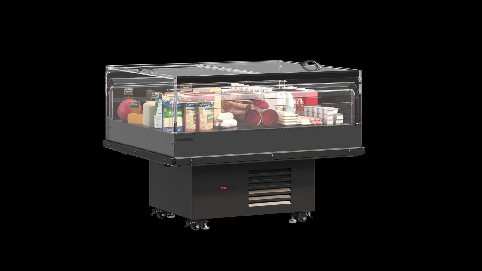 Quadros Promos with Doors — Vitrina Promocional con Puertas | Modex Market expositor frigorífico — Modex Market España