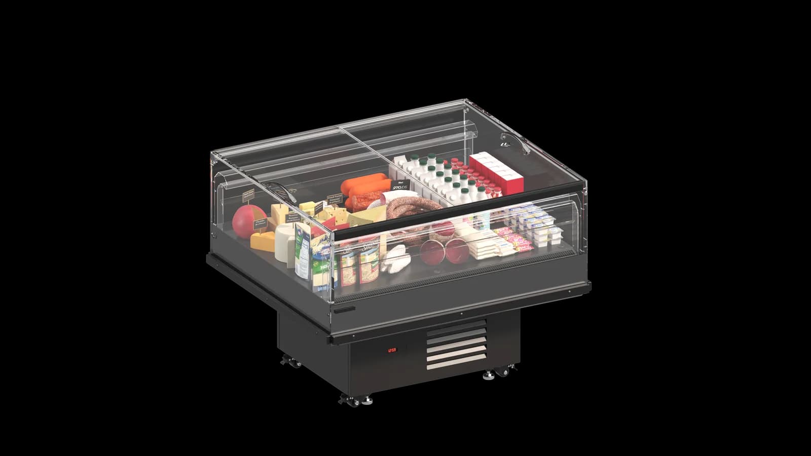 Quadros Promos with Doors — Vitrina Promocional con Puertas | Modex Market expositor frigorífico — Modex Market España
