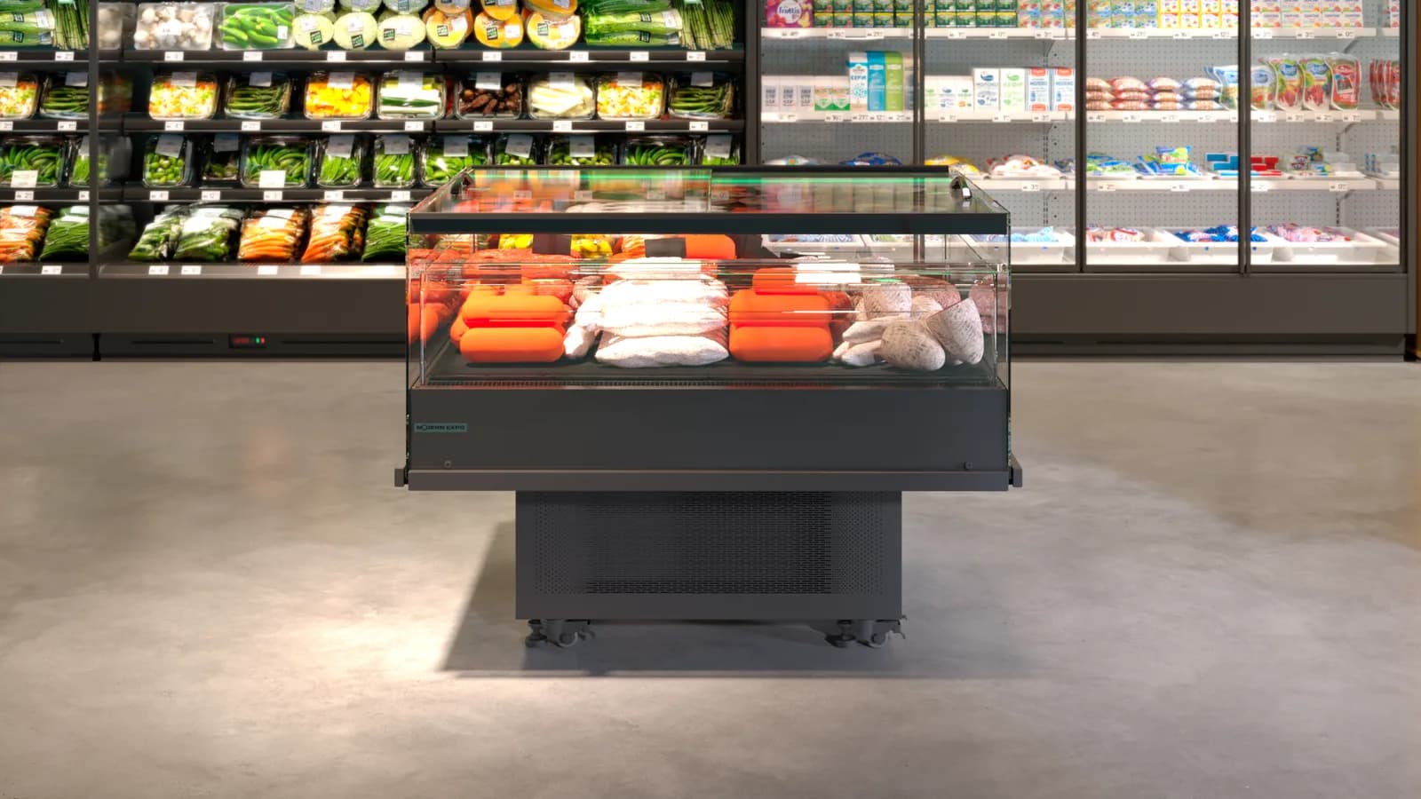 Quadros Promos with Doors — Vitrina Promocional con Puertas | Modex Market expositor frigorífico — Modex Market España