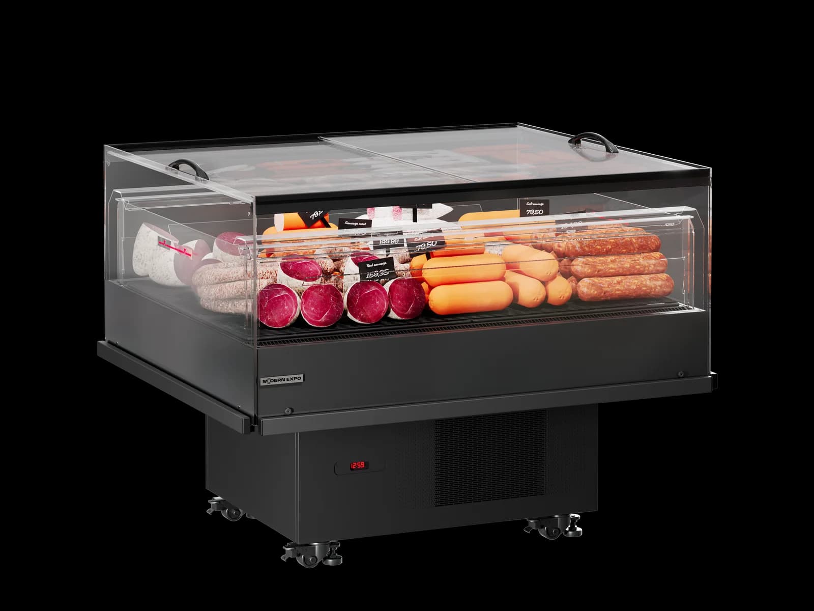 Quadros Promos with Doors — Vitrina Promocional con Puertas | Modex Market expositor frigorífico — Modex Market España