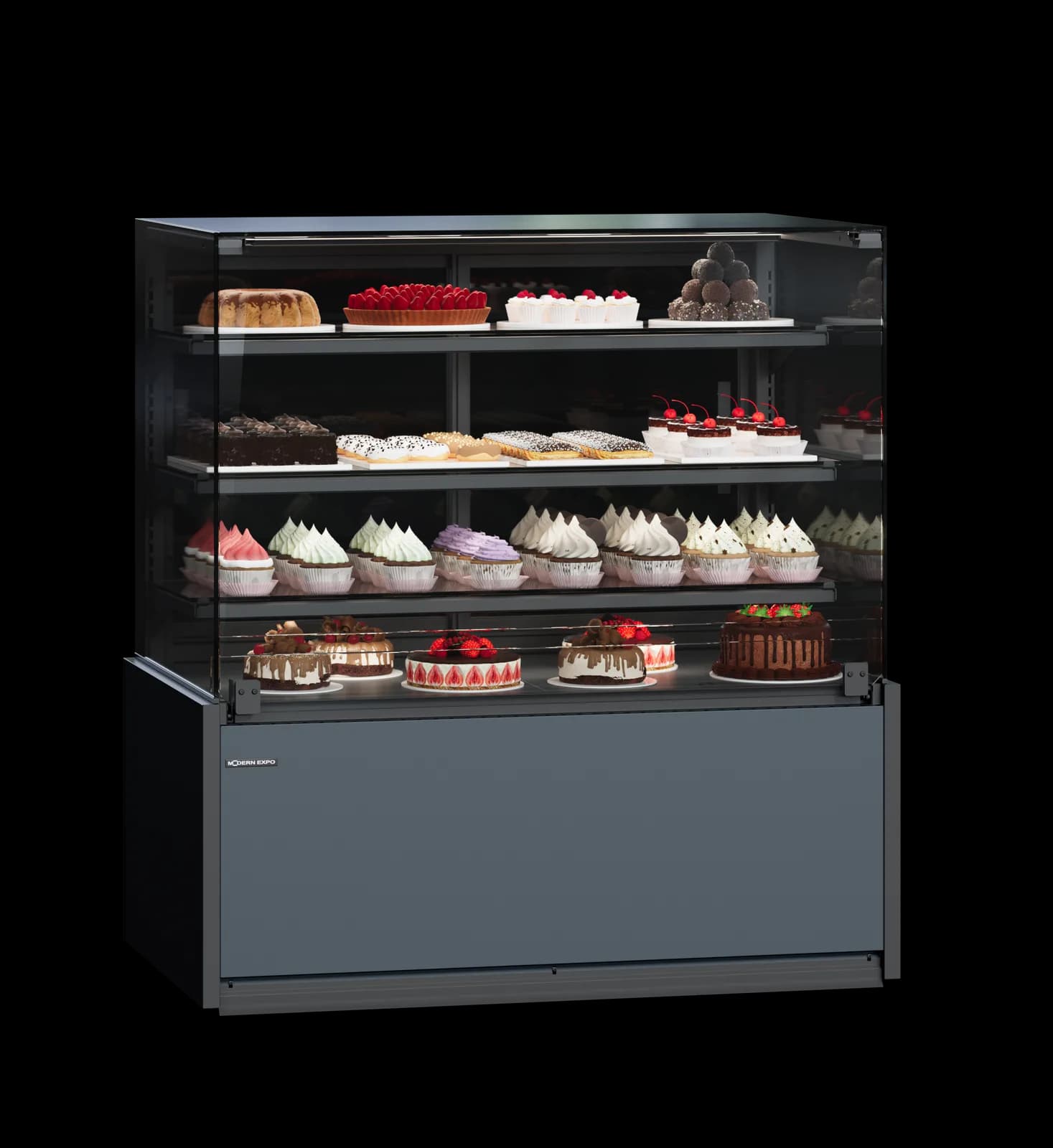 Quadros Slim Confi — Vitrina Refrigerada de Pastelería expositor frigorífico — Modex Market España