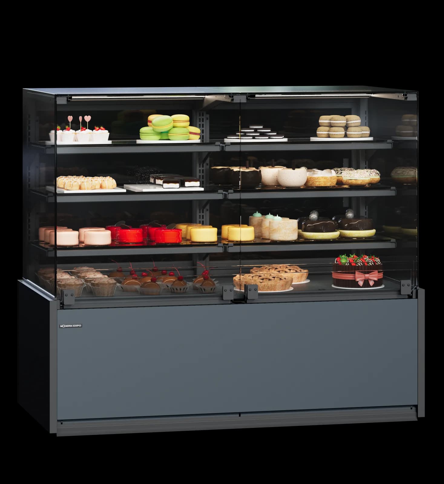 Quadros Slim Confi — Vitrina Refrigerada de Pastelería expositor frigorífico — Modex Market España