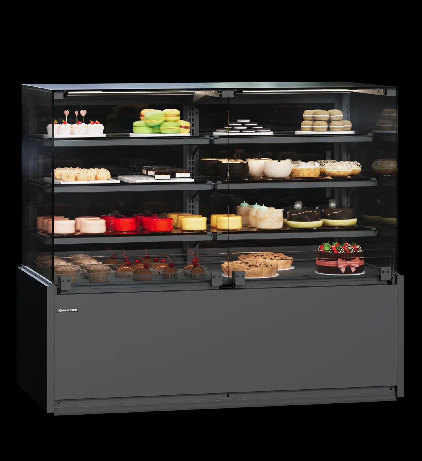 Quadros Slim Confi — Vitrina Refrigerada de Pastelería expositor frigorífico — Modex Market España