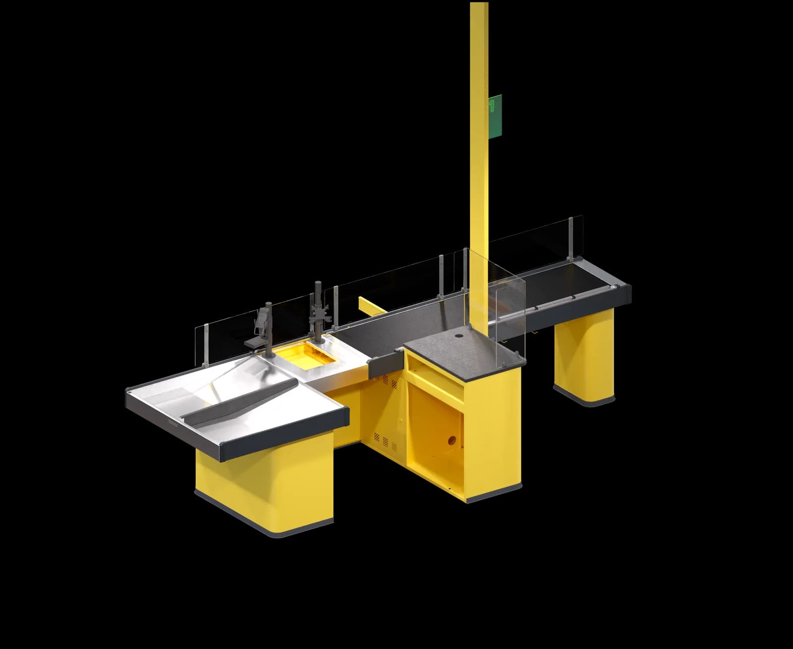 SELINE EVO — Caja para Cash & Carry — RAL 1018 / RAL 7016