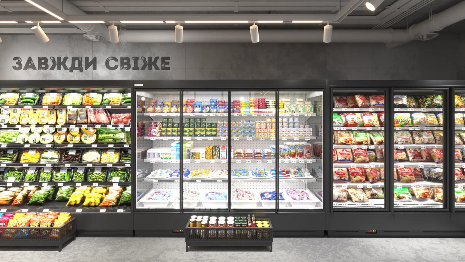 COOLES Deck — Mural Frigorífico Multideck Plug-in | Modex Market expositor frigorífico — Modex Market España