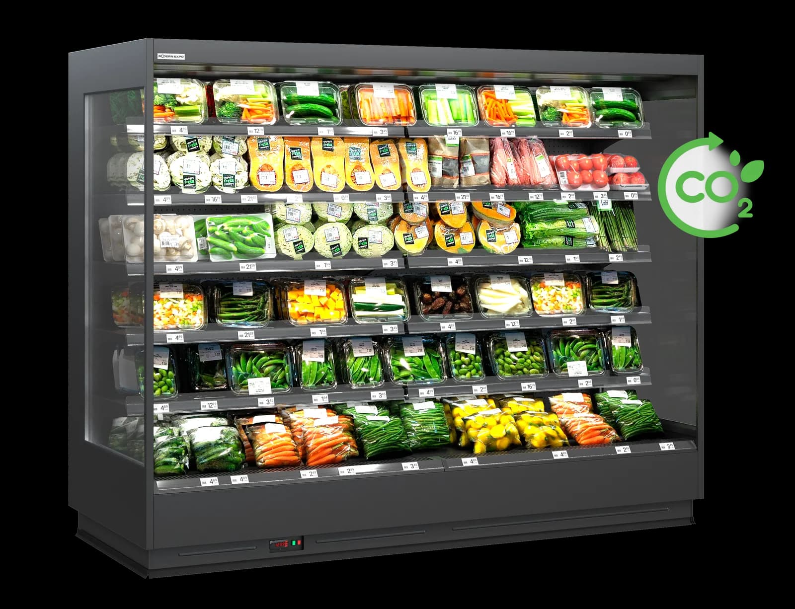 COOLES Deck — Mural Frigorífico Multideck Plug-in | Modex Market expositor frigorífico — Modex Market España