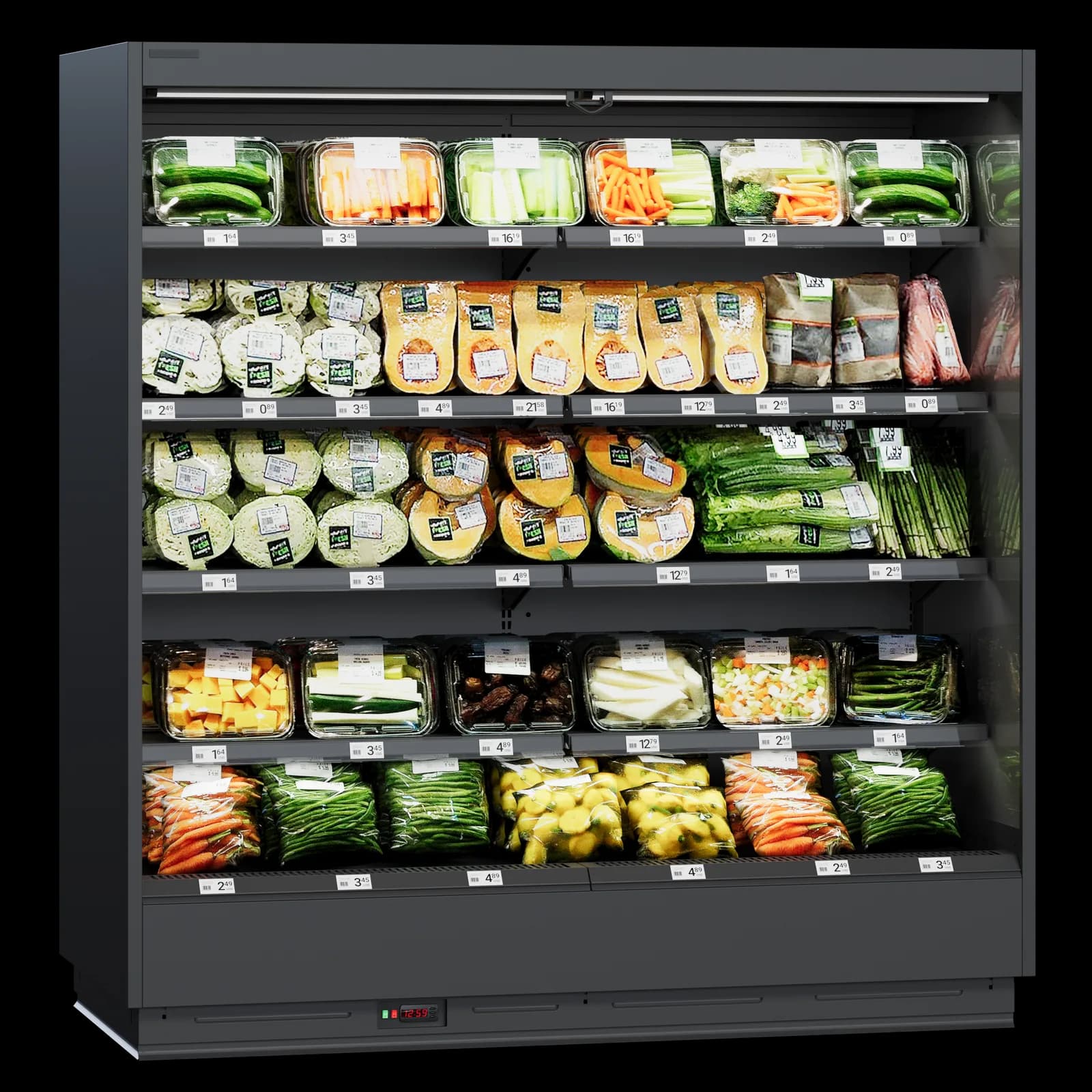 COOLES Deck — Mural Frigorífico Multideck Plug-in | Modex Market expositor frigorífico — Modex Market España
