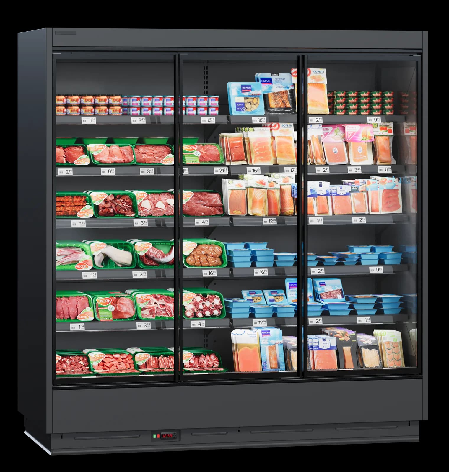 COOLES Deck — Mural Frigorífico Multideck Plug-in | Modex Market expositor frigorífico — Modex Market España