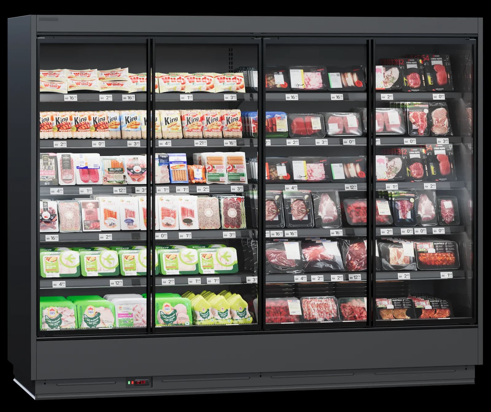 COOLES Deck — Mural Frigorífico Multideck Plug-in | Modex Market expositor frigorífico — Modex Market España
