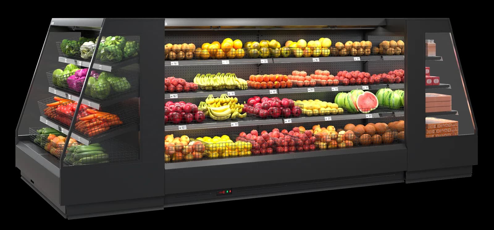 COOLES Semi — Vitrina Semifrigorífica Plug-in | Modex Market expositor frigorífico — Modex Market España