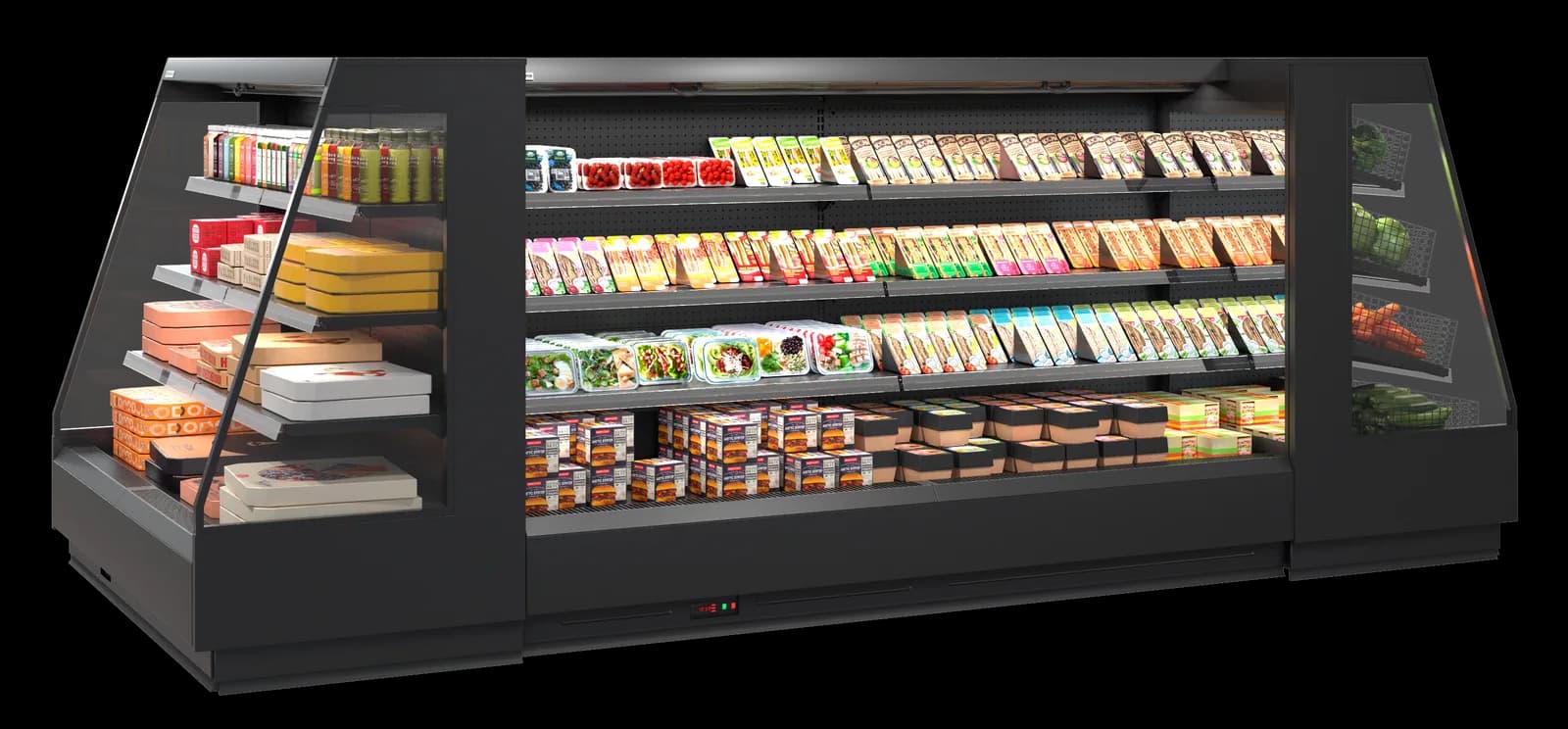 COOLES Semi — Vitrina Semifrigorífica Plug-in | Modex Market expositor frigorífico — Modex Market España