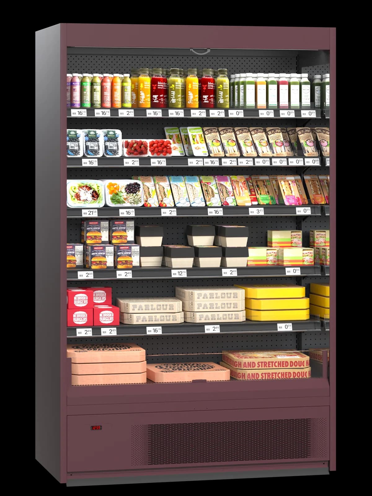 Cooles SlimDeck — Mural Frigorífico Abierto Plug-in | Modex Market expositor frigorífico — Modex Market España