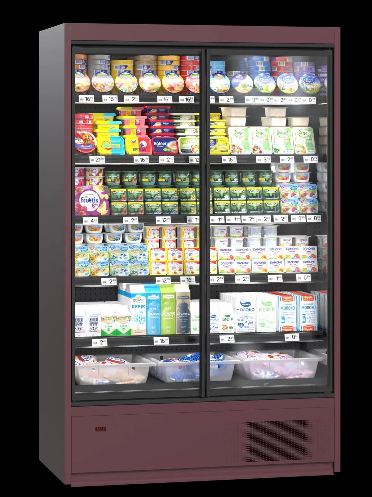 Cooles SlimDeck — Mural Frigorífico Abierto Plug-in | Modex Market expositor frigorífico — Modex Market España