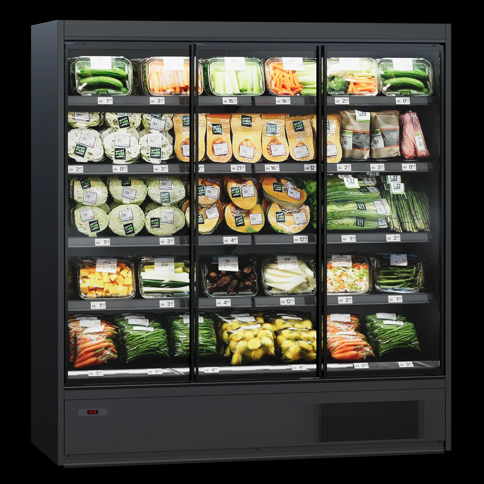 Cooles SlimDeck — Mural Frigorífico Abierto Plug-in | Modex Market expositor frigorífico — Modex Market España