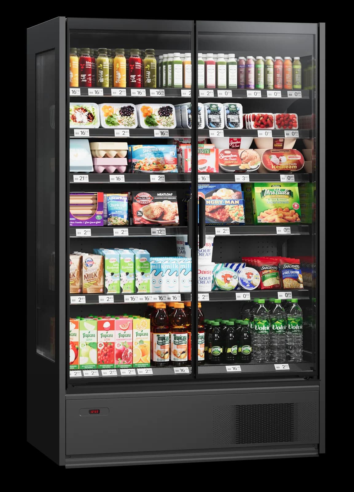 Cooles SlimDeck Pro — Mural Frigorífico Plug-in Premium | Modex Market expositor frigorífico — Modex Market España