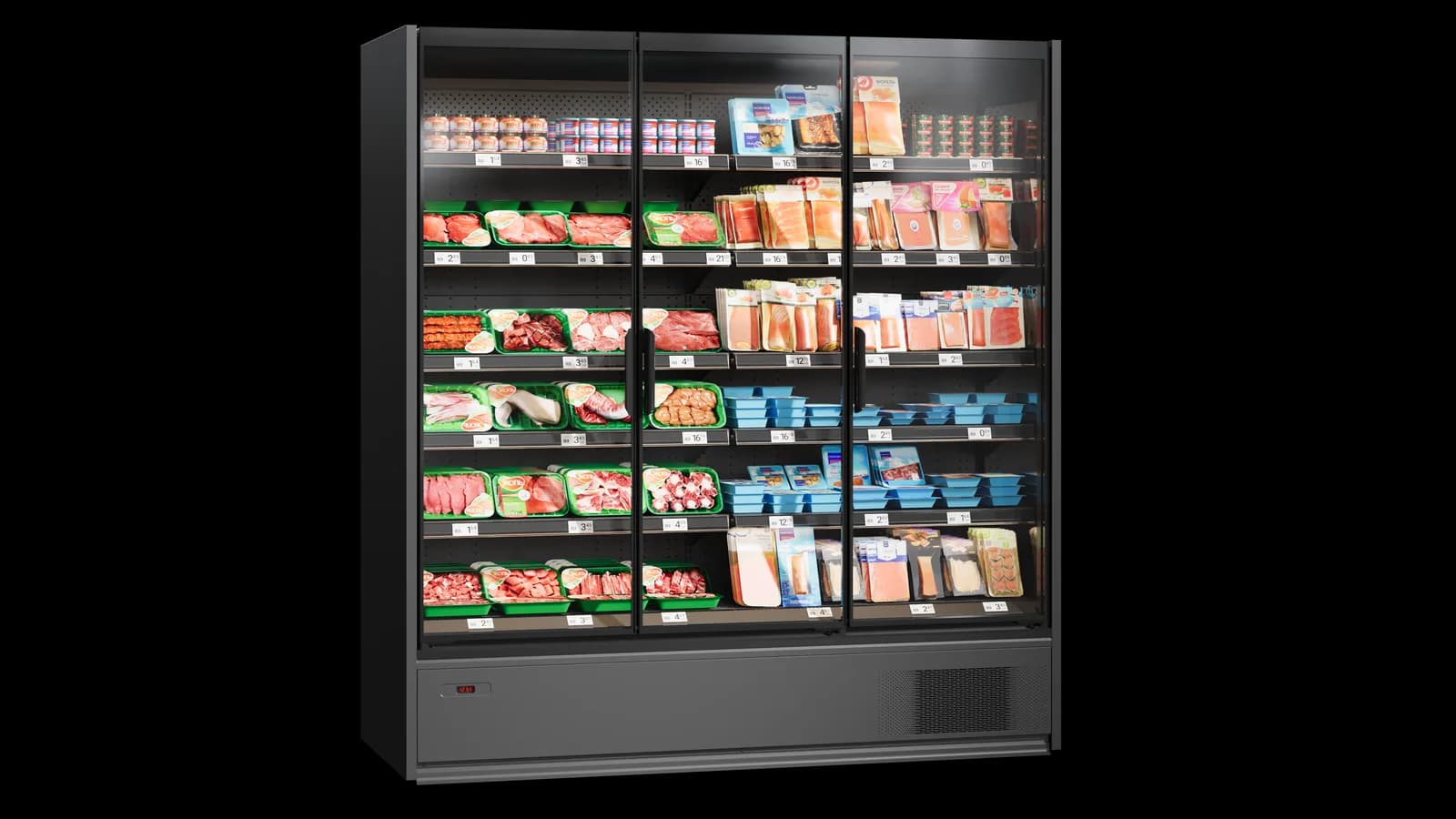 Cooles SlimDeck Pro — Mural Frigorífico Plug-in Premium | Modex Market expositor frigorífico — Modex Market España