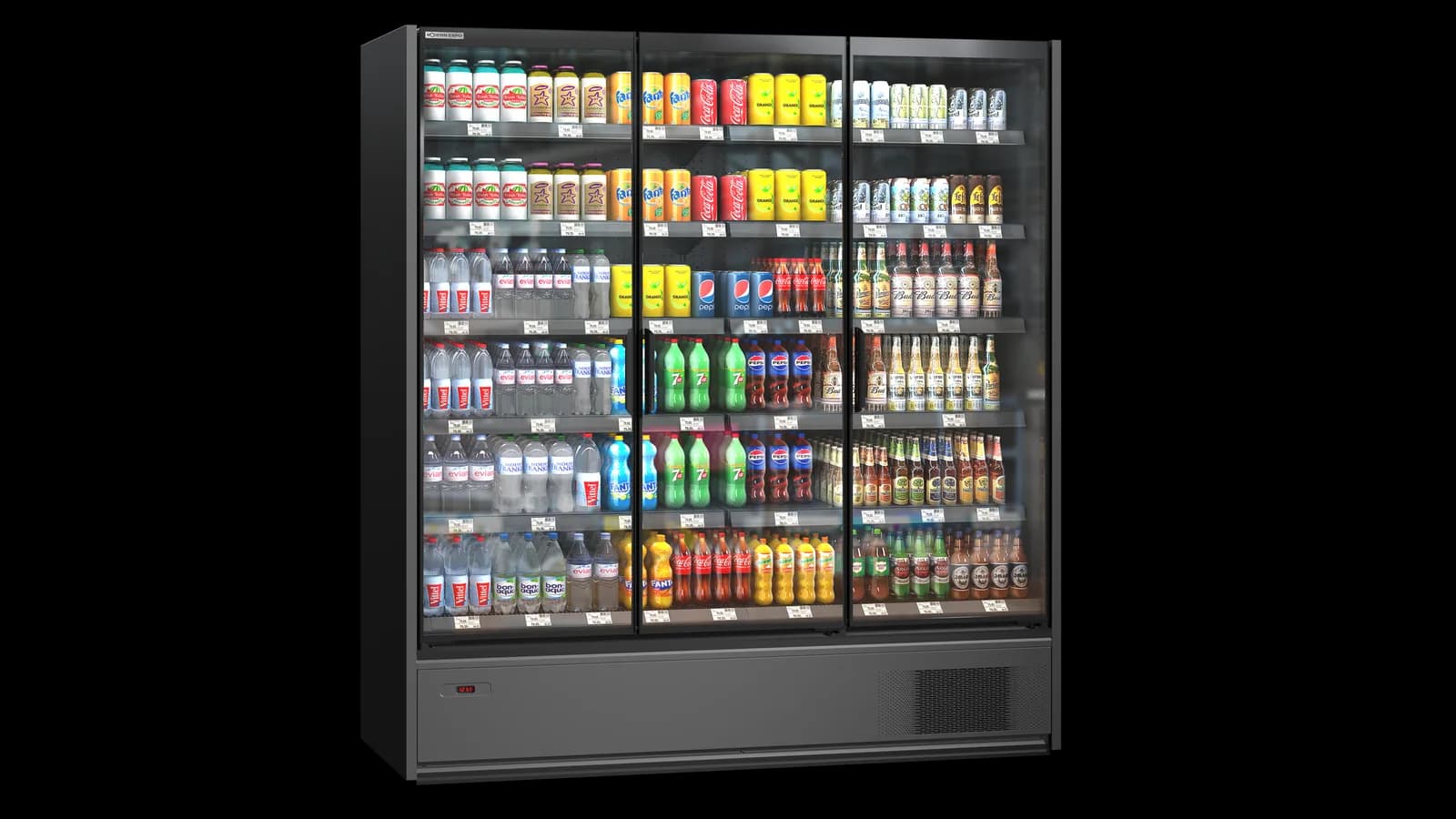 Cooles SlimDeck Pro — Mural Frigorífico Plug-in Premium | Modex Market expositor frigorífico — Modex Market España