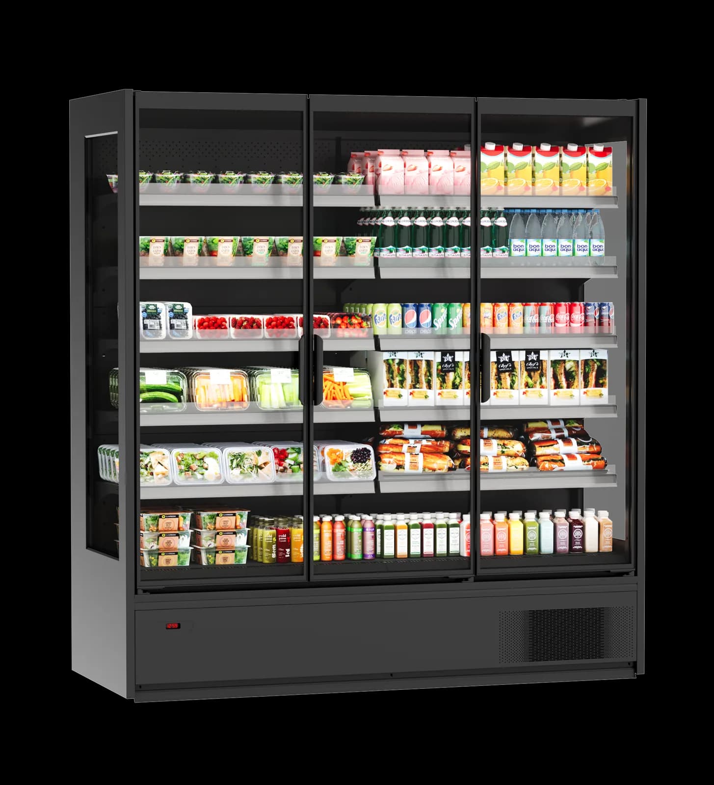 Cooles SlimDeck Pro — Mural Frigorífico Plug-in Premium | Modex Market expositor frigorífico — Modex Market España