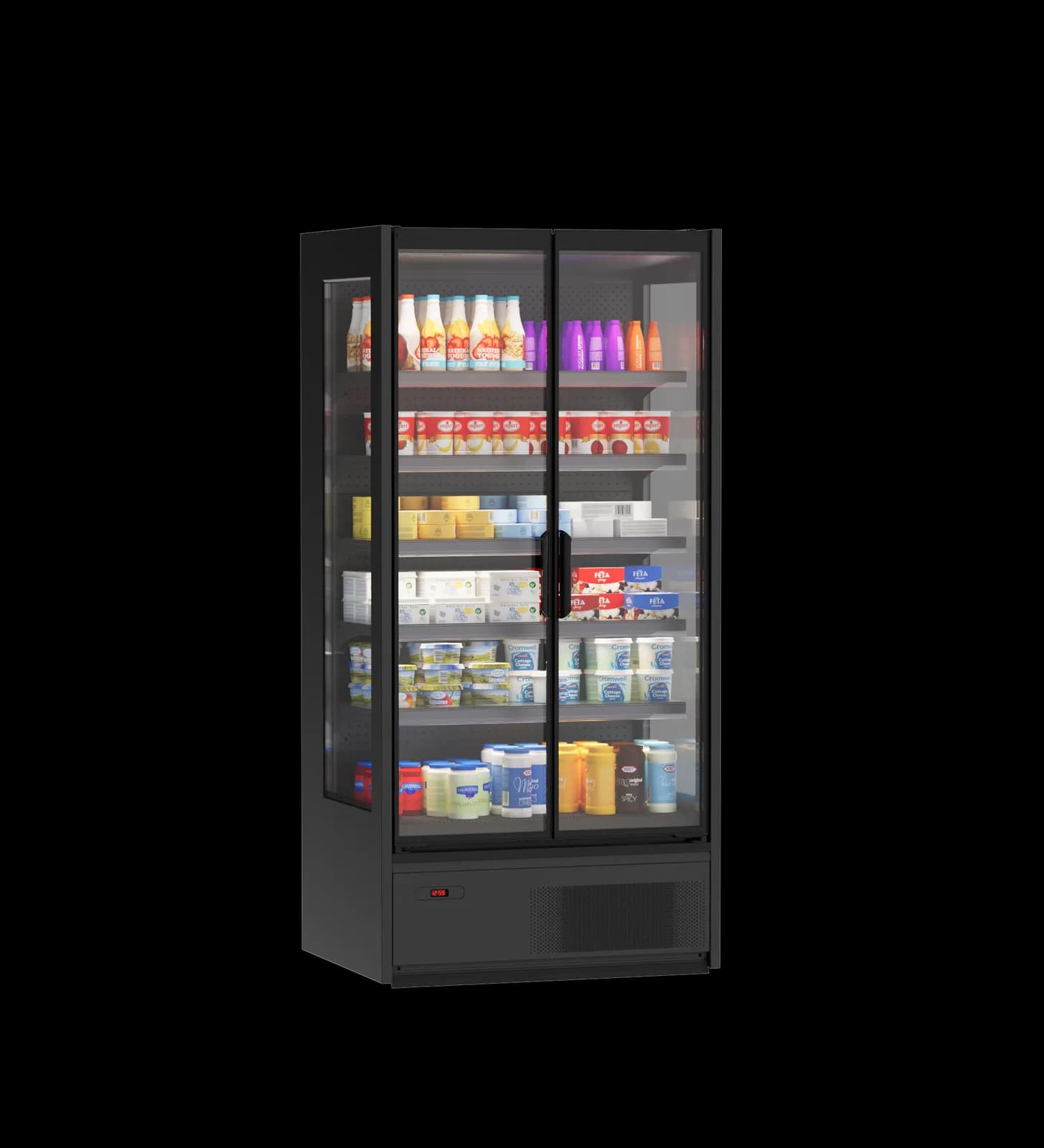 Cooles SlimDeck Pro — Mural Frigorífico Plug-in Premium | Modex Market expositor frigorífico — Modex Market España