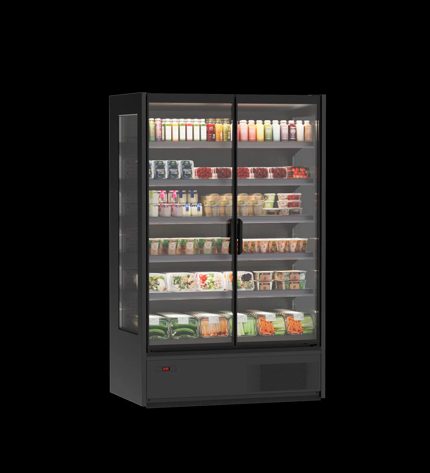 Cooles SlimDeck Pro — Mural Frigorífico Plug-in Premium | Modex Market expositor frigorífico — Modex Market España