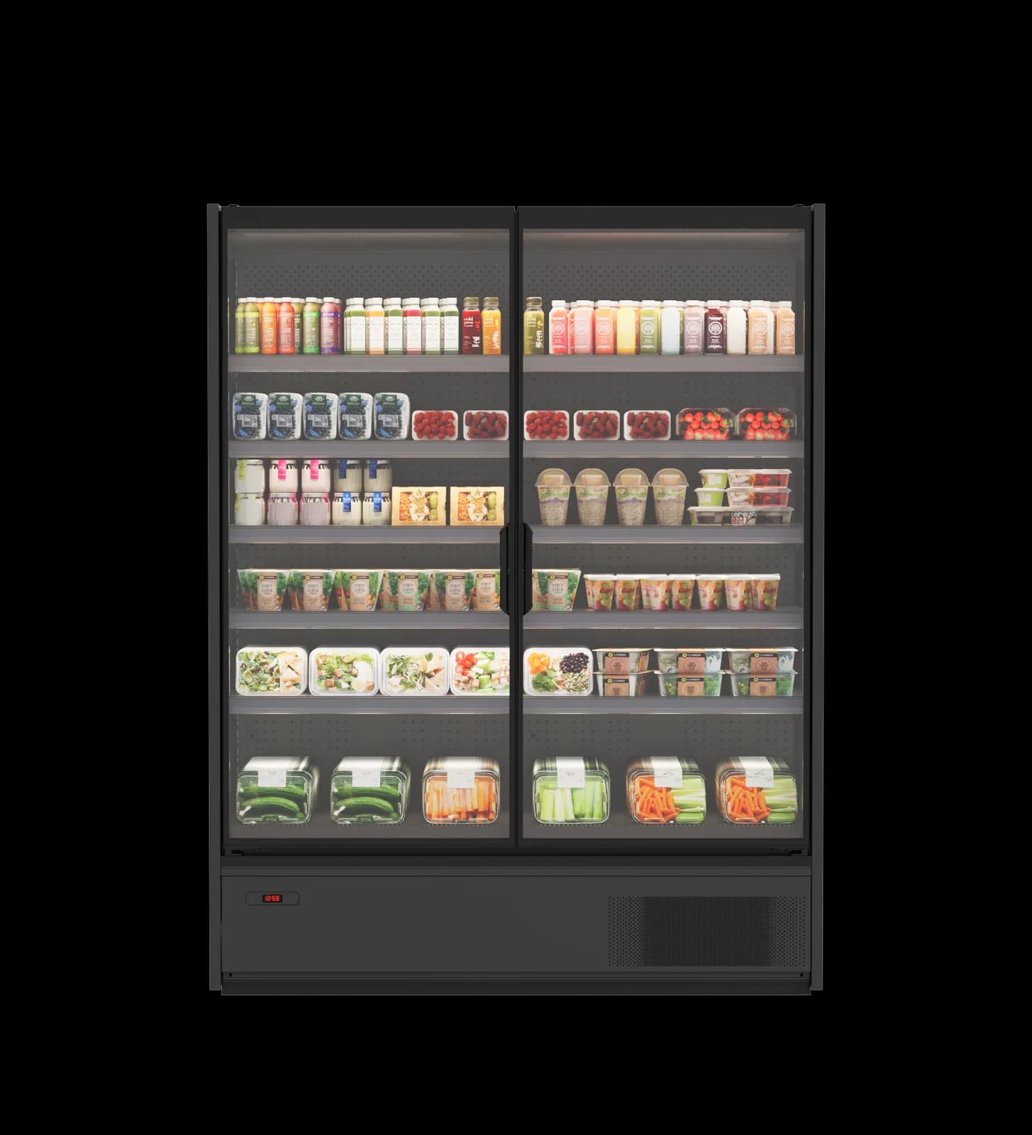 Cooles SlimDeck Pro — Mural Frigorífico Plug-in Premium | Modex Market expositor frigorífico — Modex Market España