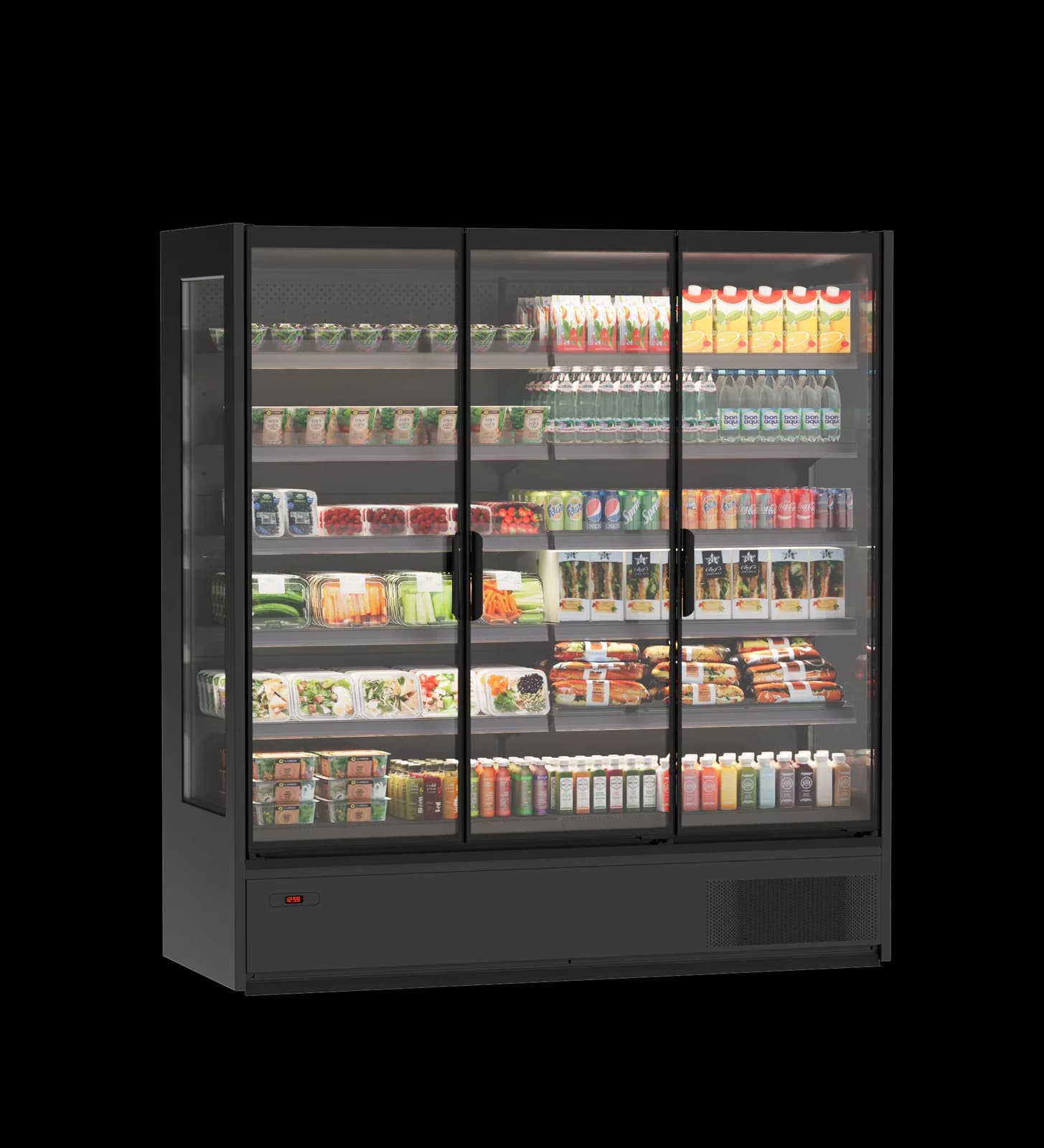 Cooles SlimDeck Pro — Mural Frigorífico Plug-in Premium | Modex Market expositor frigorífico — Modex Market España