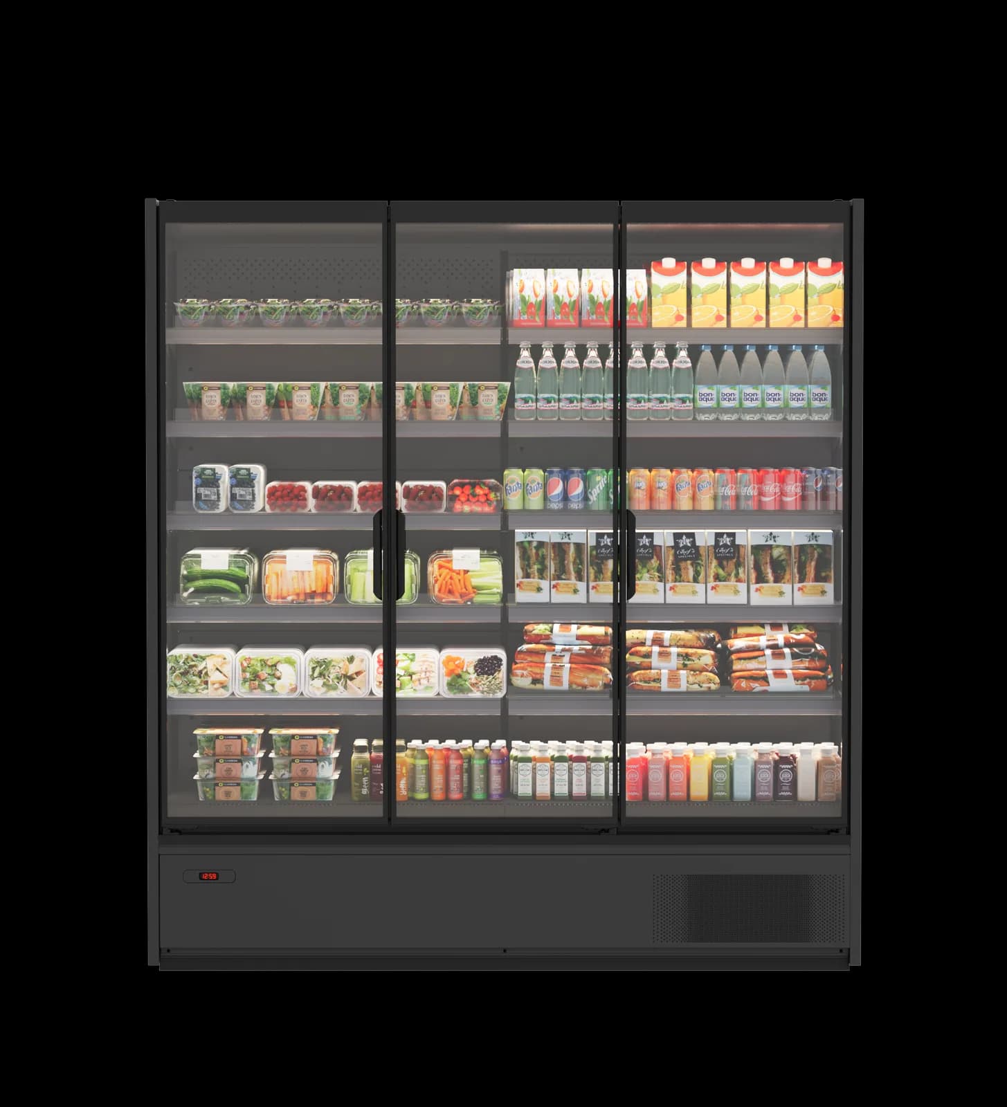 Cooles SlimDeck Pro — Mural Frigorífico Plug-in Premium | Modex Market expositor frigorífico — Modex Market España