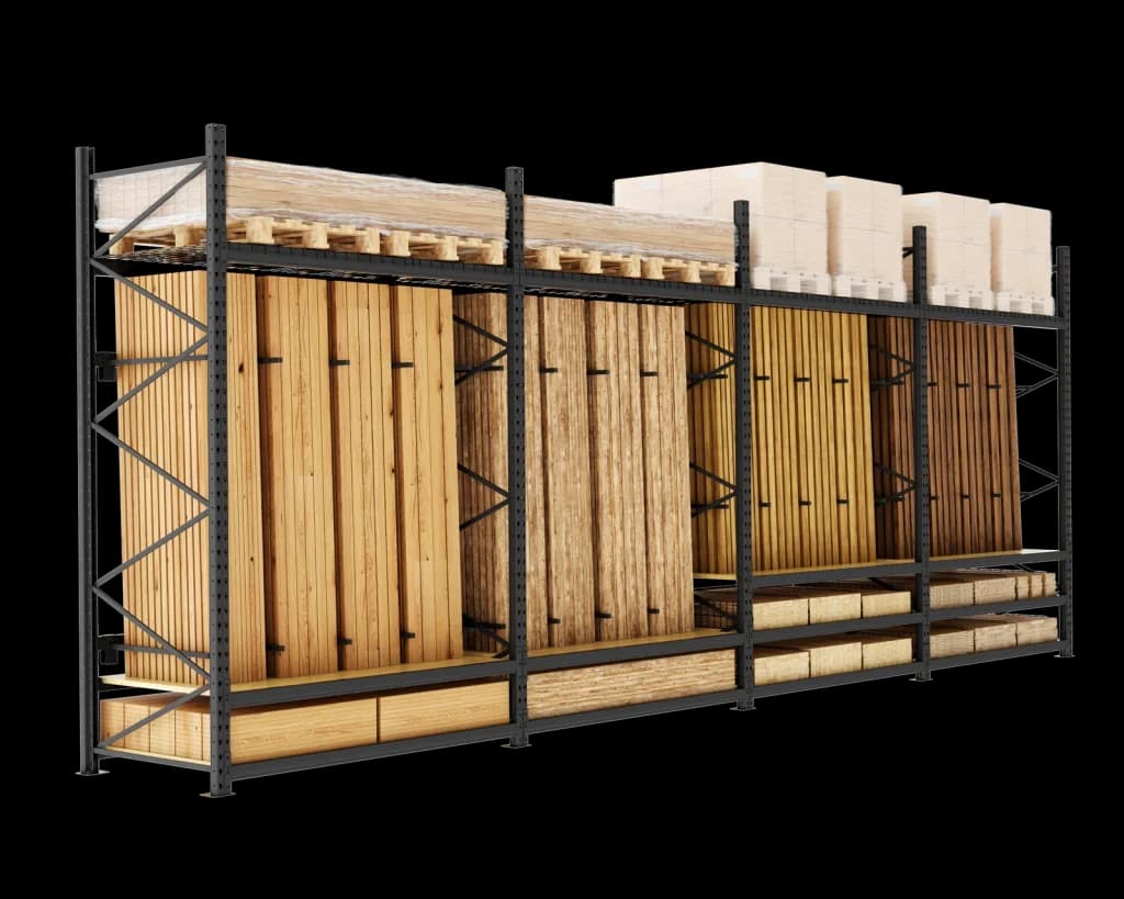 Estantería DIY Madera y Construcción — Configuración 1