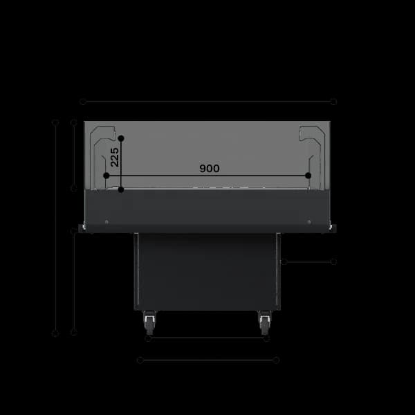 Quadros Promos — Vitrina Frigorífica Promocional Abierta | Modex Market expositor frigorífico — Modex Market España
