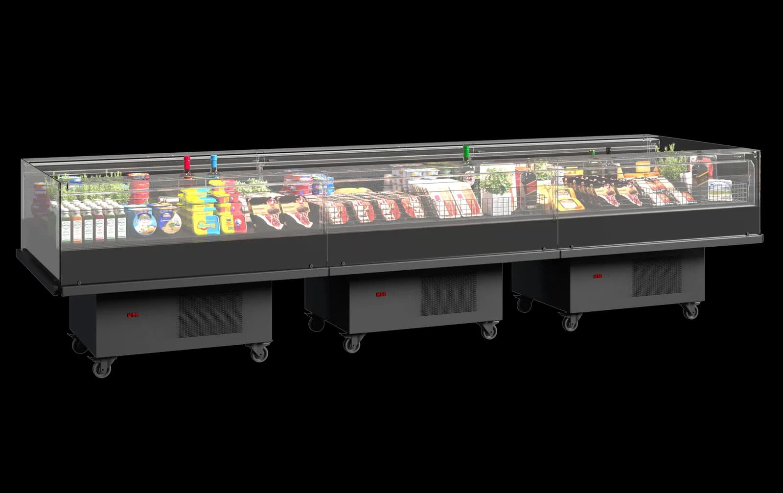 Quadros Promos — Vitrina Frigorífica Promocional Abierta | Modex Market expositor frigorífico — Modex Market España
