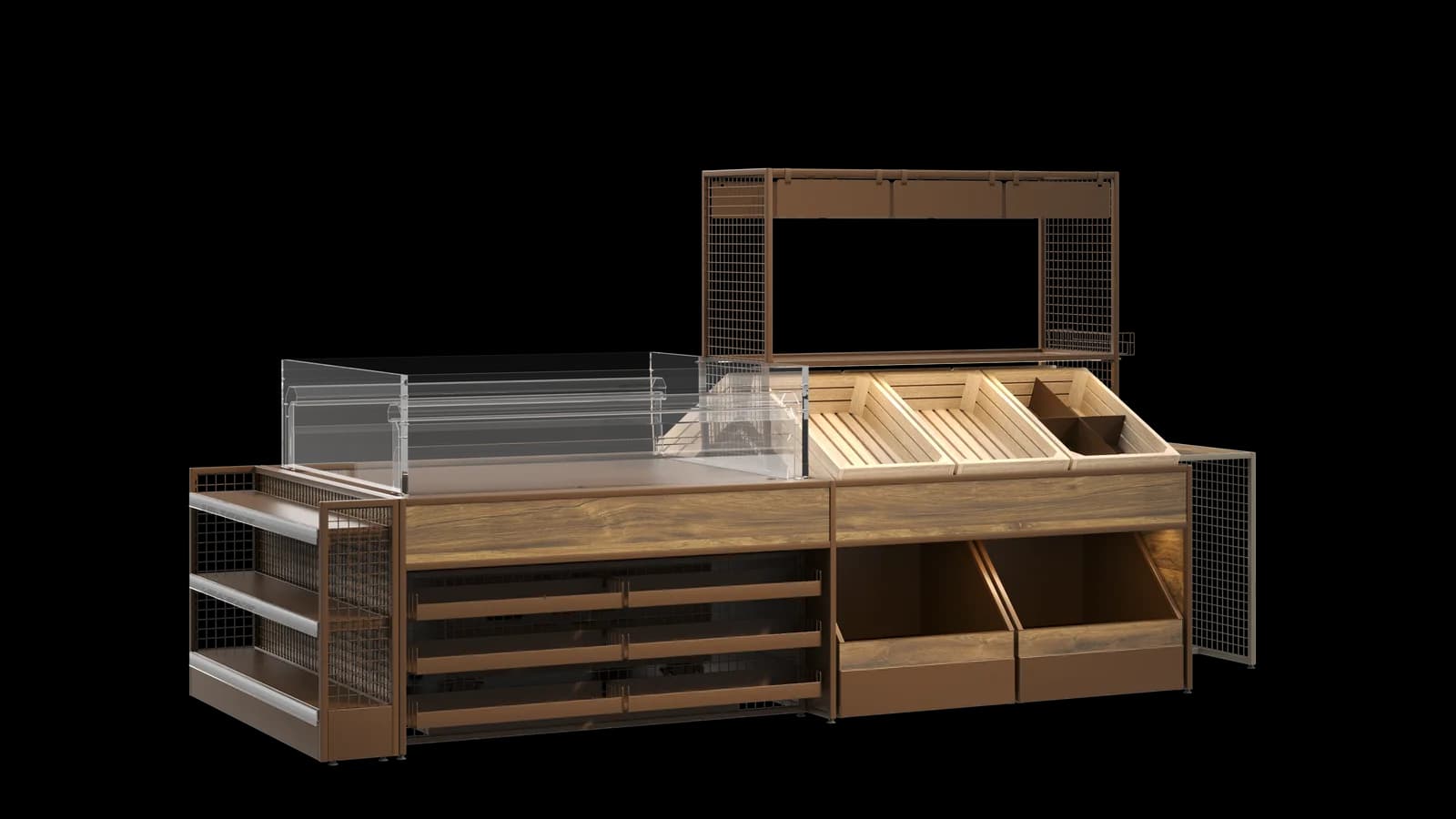 Quadros Promos — Vitrina Frigorífica Promocional Abierta | Modex Market expositor frigorífico — Modex Market España