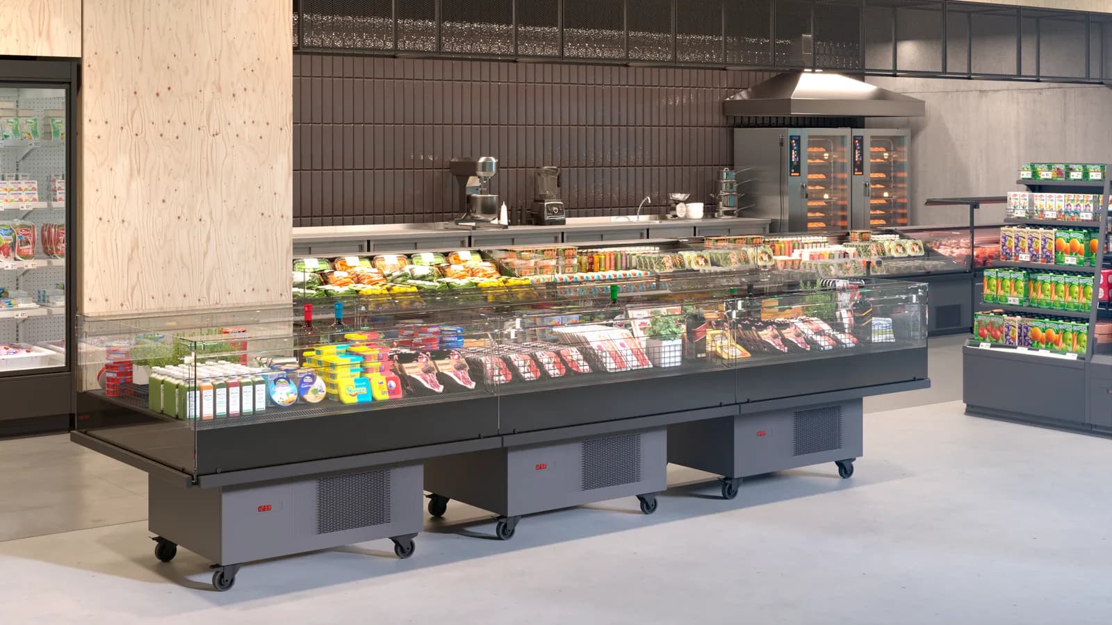 Quadros Promos — Vitrina Frigorífica Promocional Abierta | Modex Market expositor frigorífico — Modex Market España