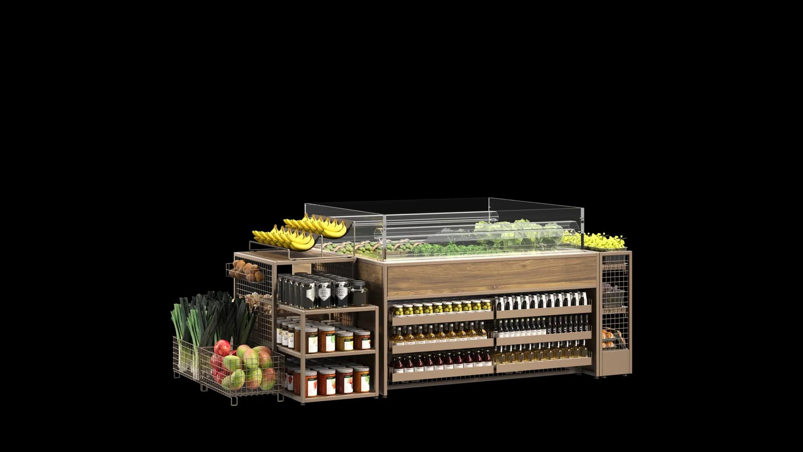 Quadros Promos — Vitrina Frigorífica Promocional Abierta | Modex Market expositor frigorífico — Modex Market España
