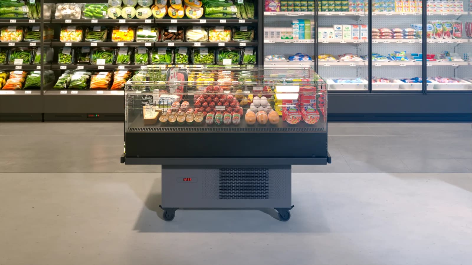 Quadros Promos — Vitrina Frigorífica Promocional Abierta | Modex Market expositor frigorífico — Modex Market España