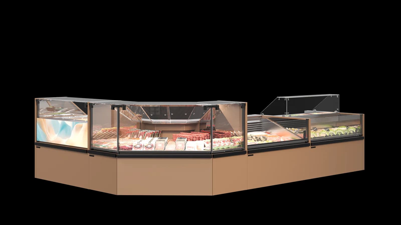Quadros expositor frigorífico — Modex Market España