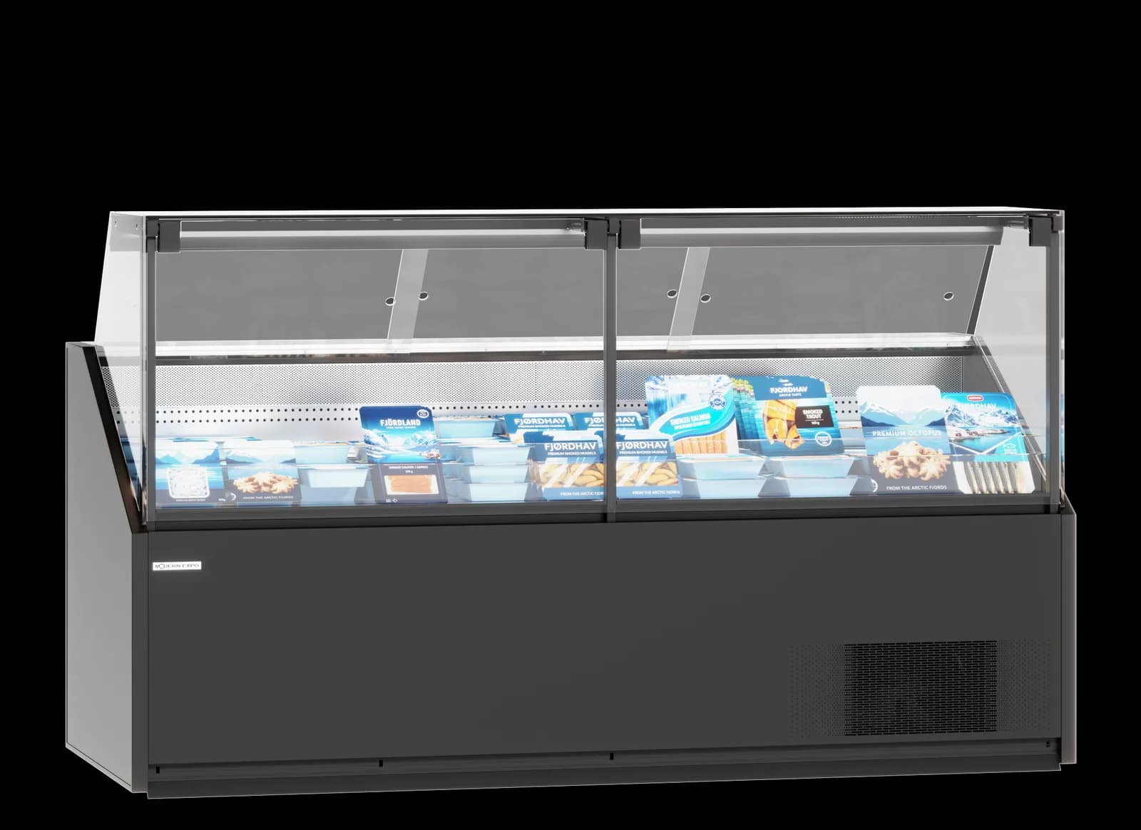 Quadros Slim — Mostrador Refrigerado Gastronómico expositor frigorífico — Modex Market España